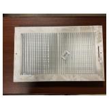 14' x 8' Floor Register In White x9