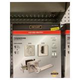 Defiantï¿½ Keyed Entry Door Lever in Nickel x3