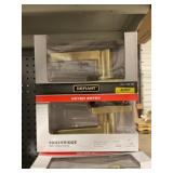 Defiantï¿½ Keyed Entry Door Lever in Brass x3