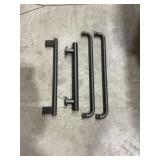 Assorted Size Towel/Grab Bars in Matte Black