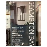 Hampton Bayï¿½ Wall Lantern In Matte Black x2