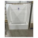 60' x 74' RH Fiberglass Tub/Shower Surround