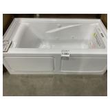 60' x 32' RH Acrylic Bathtub in White with Jets