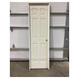 24' x 80' MDF 6-Panel LH Interior Door