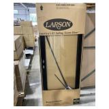 Larsonï¿½ 32' x 80' Black FV Storm Door w/ Hardware