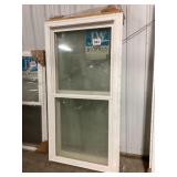 Jeld-Wenï¿½ White Vinyl Single Hung Window x 2