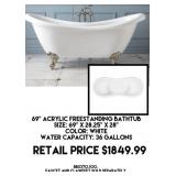 69' Acrylic Freestanding Bathtub