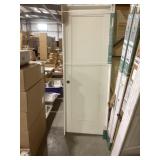 28' x 80' RH Primed 1-Panel Interior Door