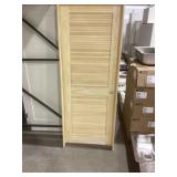 30' x 80' RH Poplar 2-Panel Vented Interior Door