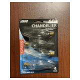 (6) 4ct. of 60W Chandelier Bulbs
