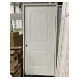 36' x 80' RH Steel 2-Panel Arch Top Exterior Door