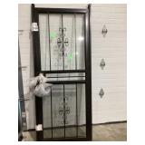 32' x 80' Black Metal LH Security Door