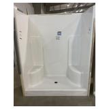 59' x 75' Fiberglass Shower Surround with Seats