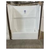 60' x 74' RH Fiberglass Tub/Shower Surround