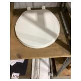 Round Bowl Toilet Seat in White x 3Pcs