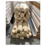 3/4' x 3/4' x 16' Pine Quarter Round x 640 LF