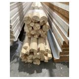 3/4' x 3/4' x 16' Pine Quarter Round x 640 LF