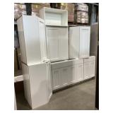 White Garage Cabinet x 8Pcs