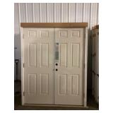 60' x 80' LH Exterior Outswing Double Door