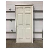 30' x 80' MDF 6-Panel RH Interior Door