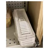 10' x 2' White Toe Space Grills
