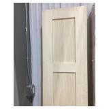 18' x 80' 2-Panel Solid Wood Door Slab x 2Pcs