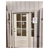 RH Primed Fiberglass 6 Lite Entry  Door