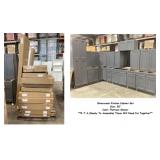 15Pc RTA Silvercreek Platinum Shaker 30' Kitchen