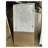 36' x 80' LH Fiberglass Craftsman Style Ext. Door