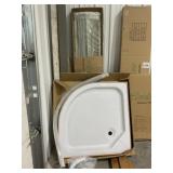 RTA 36' x 36' Glass Surround Shower Kit-NO TOP