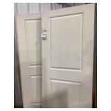 36' x 76' Solid Wood 2-Panel Door Slab in White