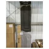 30' x 80' Black Masonite Bifold Door W/Hardware