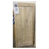 38' x 84' Knotty Pine Z-Style Barn Door Slab