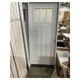 34' x 80' LH Steel Craftsman Style Exterior Door