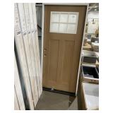 36' x 80' RH Fiberglass Craftsman Style Ext. Door