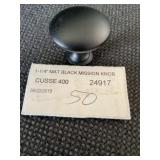 1-1/4' Mat Black Mission Knob x 50