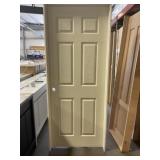 30' x 80' RH MDF Wood-Look 6-Panel Int. Door