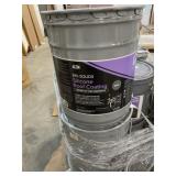 5G Bucket Gray Silicone Roof Coating x 2