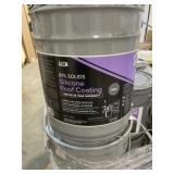 5G Bucket Gray Silicone Roof Coating x 2