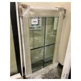 2' 4' x 4' Black Picture Window