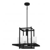 Ashley 4-Bulb Pendant Light in Black