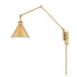 Ashley 1-Bulb Wall Sconce in Brass x 2