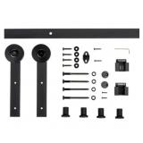 Interior Sliding Door Hardware in Bronze