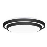 Ashley LED Flush Mount in Black x 3
