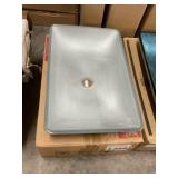 22' x 14' Silver Decorative Undermount Sink