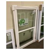 3' x 5' White Vinyl Single Hung Window