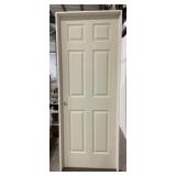 30' x 80' RH MDF 6-Panel Interior Door