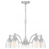 Quoizelï¿½ 5-Bulb Chandelier in Nickel