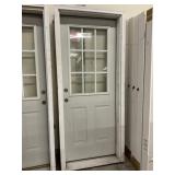 32' x 80' RH Steel 9-Lite Exterior Door