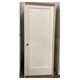 32' x 80' RH Primed MDF Single-Panel Interior Door